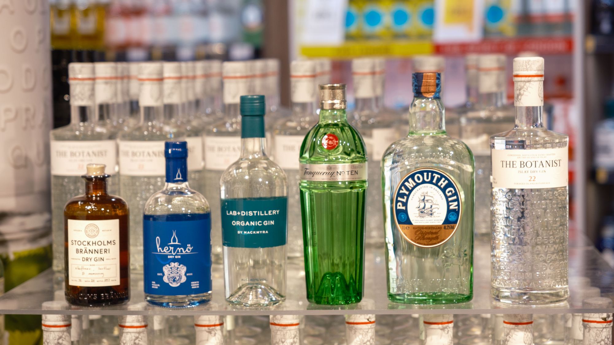 Bordershop Selections for a 10-bottle Bar